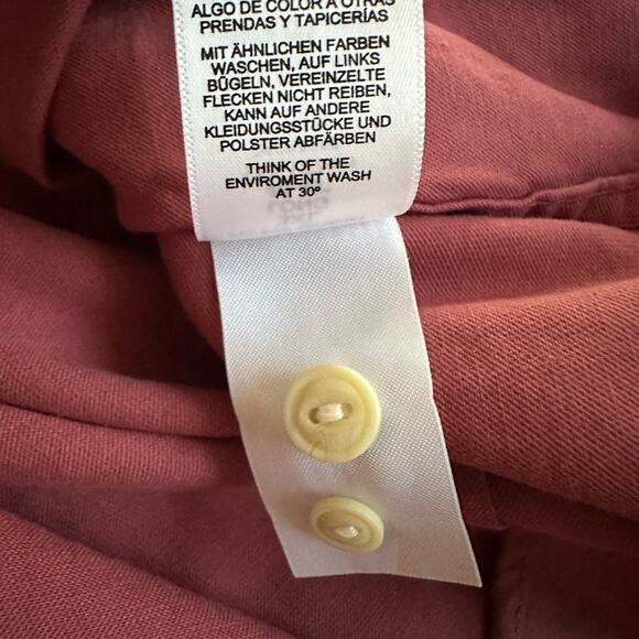 NEW ASOS 3XL Longline Button Down Shirt Grandpa Y2K 90s Cotton Mandarin Collar - Picture 7 of 8